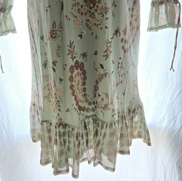 Boho Ruffle Dress NWT - Picture 5 of 8